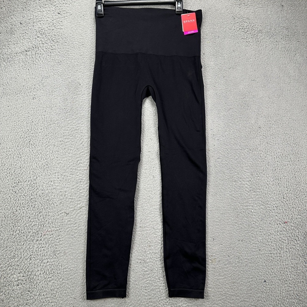 Spanx Nylon Pants Legging Womens 2X Black Yoga Workout Stretch Performance NEW